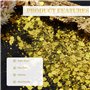 Paillettes Dorées Et Argentées