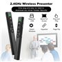 Présentateur avec pointeur laser,Powerpoint Télécommande de présentation Pointeur pour présentations,2.4GHz Pointeurs laser,Tele