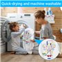 Lot de 24 feutres textiles lavables en machine – Marqueurs textiles et stylos de peinture pour tissu lavables en machine pour vê
