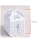 Musuntas 50 TLG. Vogelkäfig diseño caja de caja de cartón de Regalo de bautizo Fiesta decoración de mesa Bomboniere de boda deco