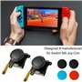 HARIKIKI 2 Analogiques Joystick 3D de Rechange pour Manette Joy-Con de Nintendo Switch avec Tournevis et tri-Wing à épiler, kit 