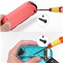 HARIKIKI 2 Analogiques Joystick 3D de Rechange pour Manette Joy-Con de Nintendo Switch avec Tournevis et tri-Wing à épiler, kit 