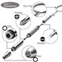 Becory Kit de réparation de lunettes, 1100 petites vis et 5 paires de plaquettes de nez en acier inoxydable avec micro tournevis