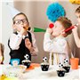 HDGSAFD 48 Pièces De Bordures De Gâteau De Football, 48 Pièces De Papier De Décoration De Football Et 30 Pièces De Cure-Dents De
