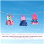 HDGSAFD Mini Cintres en Plastique 60 Pièces Et 2 Mini Lunettes, Accessoires pour Maison De Poupée, Cintres pour Vêtements De Pou