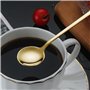 Lot De 12 Cuillères En Acier Inoxydable, Cuillères À Long Manche, Cuillères À Café, Ustensiles De Cuisine, Cuillères À Mélanger,