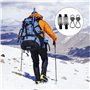 CVDYWDJIE 2 Paires De Pointes Antidérapantes pour Glace, Couvre-Chaussures pour Crampons d'hiver, Couvre-Chaussures pour Bottes 