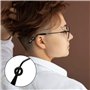 20 Paires De Lunettes De Jambes Avec Couvercle Antidérapant Et 1 Pièce De Rangement À Double Grille, Accessoires De Verres, Manc