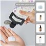 MEMOFYND Lot de 6 bouteilles de voyage compressibles de 90 ml et 1 entonnoir, trousse de toilette pour le voyage, pour liquides 