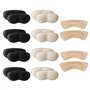 Lot de 10 paires de talonnettes autocollantes universelles anti-usure pour enfants et femmes