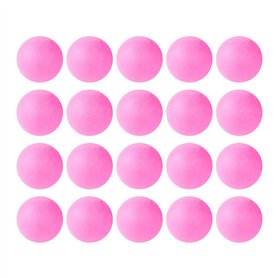 YSJCHEBS Paquet De 20 Balles De Tennis De Table Roses