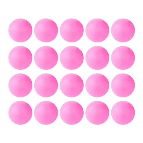 YSJCHEBS Paquet De 20 Balles De Tennis De Table Roses
