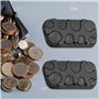 Boîte De Changement en Euros en Plastique Noir