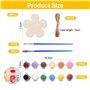 12 Pigments De Couleur Et 2 Morceaux De Pinceaux
