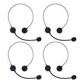 OAOSDH 4 Pièces Microphone Noir