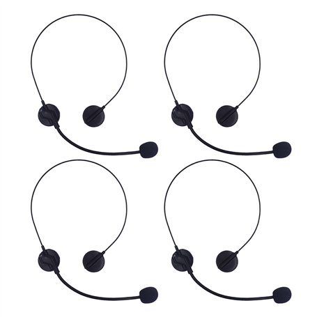 OAOSDH 4 Pièces Microphone Noir