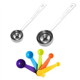 OAOSDH 2 Pièces en Acier Inoxydable À Mesurer des Cuillères