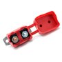 ANCLLO 50A disjoncteurs à réinitialisation Automatique 12V / 24V DC disjoncteurs d'arrêt de Court avec Couvercle et vis pour Voi