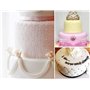 Tiardey 8 pièces Texture Tapis Grille Transparent Fondant Impression Tapis Gteau Bordure Décoration Outil Gteau Moule G?teau Mou