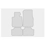 teileplus24 F656-FBA Tapis de Sol Sportline Design pour BMW Série 1 F20/ F21 2011-2019 Bordure de Bande Couture décorative
