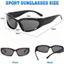Y2K Wrap Around Lunettes Golf Cyclisme Conduite Pêche Escalade Ancien