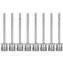 Lot de 8 aiguilles de gonflage en acier inoxydable pour ballons de basketball