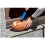 Lot de 8 aiguilles de gonflage en acier inoxydable pour ballons de basketball, football, rugby, waterpolo (argent)