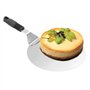 Xrten Pelle à Pizza Ronde en INOX, Outils de Cuisson pour Grill