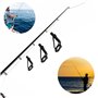 WMYCONGCONG Lot de 80 Guides de Canne à pêche Pièces pour Canne à pêche Tip Repair DIY Set Kit de réparation de Canne à pêche en