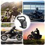 Sacoche de jambe de moto - Étanche - Coque rigide - Pour homme et femme - Multipoches - Sacoche de cuisse de moto - Sac banane p