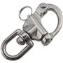 POFET 87mm Mousqueton Pivotant à Emerillon Manille Manille Pivotante en Acier Inoxydable Mousqueton Largage Rapide Mousqueton à 