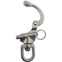 POFET 87mm Mousqueton Pivotant à Emerillon Manille Manille Pivotante en Acier Inoxydable Mousqueton Largage Rapide Mousqueton à 