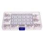DollaTek 450 pièces 15 valeur ensemble de condensateurs monolithiques 50 v boîte d'assortiment multicouche 10pf à 100nf Kit de c