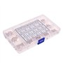 DollaTek 450 pièces 15 valeur ensemble de condensateurs monolithiques 50 v boîte d'assortiment multicouche 10pf à 100nf Kit de c