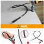 Axe Flexible Multifonctionnel Compatible avec Dre-Mel Wen Roybi Perceuse Outil Rotatif pour Meuleuse Électrique Mandrin Sans Clé