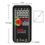 BSIDE S11 Multimètre numérique Auto Range Multi Testeur 10 000 points Voltmètre intelligent Mesure AC DC Voltage Ohm Capacitance