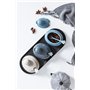 JWCBDY Sucrier en porcelaine avec couvercle et cuillère - Bocal de rangement en céramique pour la maison et la cuisine - Style c