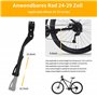 Béquilles de Vélo Réglable en Alliage d'aluminium