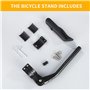 Bequille Velo 24 à 29 Pouces, Béquilles de Vélo Réglable en Alliage d'aluminium, Pieds en Caoutchouc antidérapants, adapté aux v