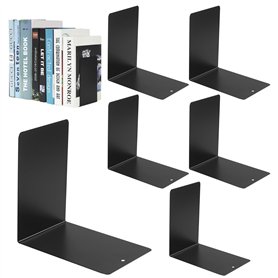 Lot de 6 Serre Livres en Métal