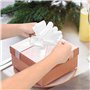 60 PièCes Decoration Voiture Mariage, RISVOWO Nœuds Décoratifs Blancs pour Mariage, Nœud Cadeaux Nœuds à Tirer en Ruban pour Emb