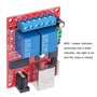 【?â????】 Module, module de contrôleur Commutateur de retard de carte de relais à 2 voies de haute qualité LAN Ethernet DC5V-24V 