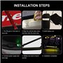 Lumière de Bande de LED, Lumières de Bande de LED Pliables de Scooter Electrique Imperméable de SUNJULY pour Xiaomi M365 pour la