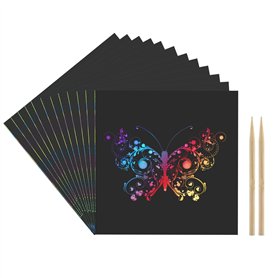 Kesote 100 Feuilles de Papier Gratter