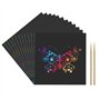 Kesote 100 Feuilles de Papier Gratter