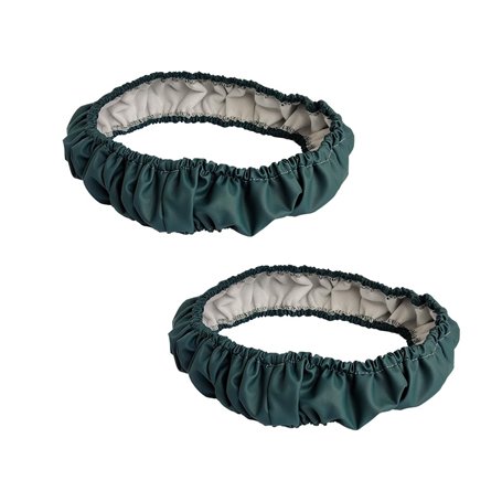 1 paire de housses de pneu de fauteuil roulant pour roues de fauteuil roulant de 61 cm pour protéger les sols et les moquettes
