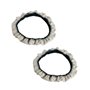 1 paire de housses de pneu de fauteuil roulant pour roues de fauteuil roulant de 61 cm pour protéger les sols et les moquettes, 