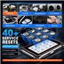 Autel MaxiPRO MP900BT Valise Diagnostic Auto: 2025 MP900-BT V2.0 ECU Codage Bidirectionnel Outil, Mise à MP900E MP900E KIT MP808