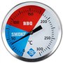 Jauge de température de barbecue Guador 2pcs Indicateur de température pour la cuisson au barbecue en plein air Thermomètre de f