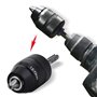 Mandrins de Perceuse Sans Clé, Regerly SDS 1.5-13mm Mandrins de Perceuse à Percussion Professionnels à Usage Intensif 1/2-20UNF 
